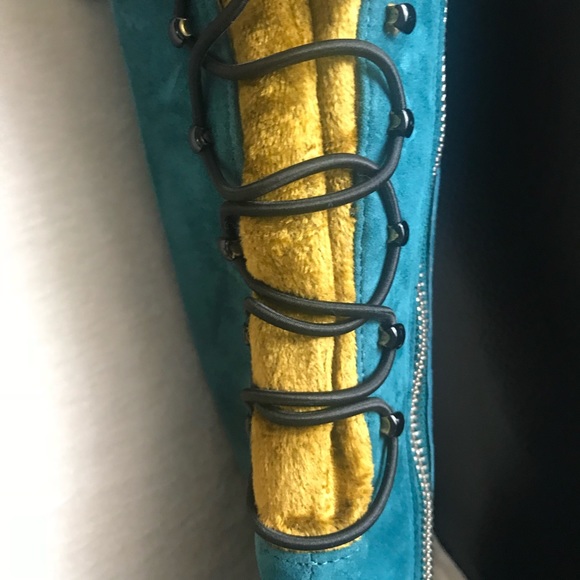 SAZ suede/velvet shoes - Picture 6 of 10